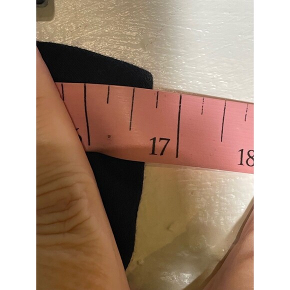 Vintage Y2K Cropped Wide Leg Cigarette Pants Embroidered Hem Karen Kane Sz 12 - Picture 11 of 11